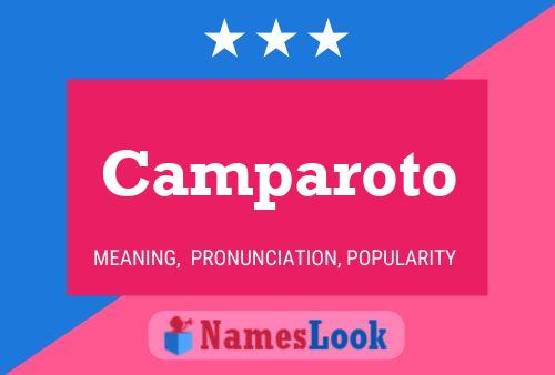 Póster del nombre Camparoto