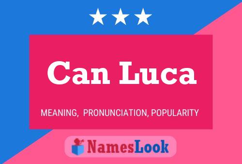 Póster del nombre Can Luca