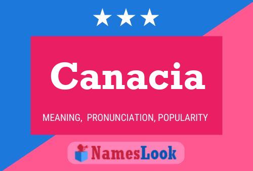 Póster del nombre Canacia