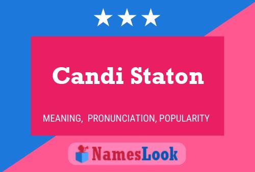 Póster del nombre Candi Staton