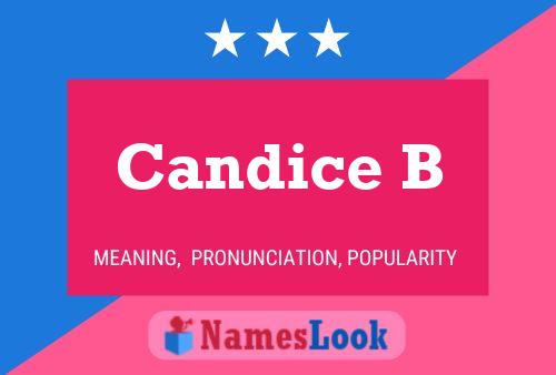 Póster del nombre Candice B