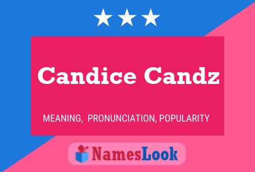 Póster del nombre Candice Candz