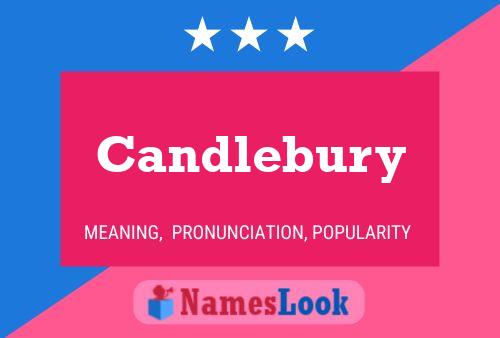 Póster del nombre Candlebury