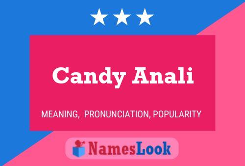 Póster del nombre Candy Anali