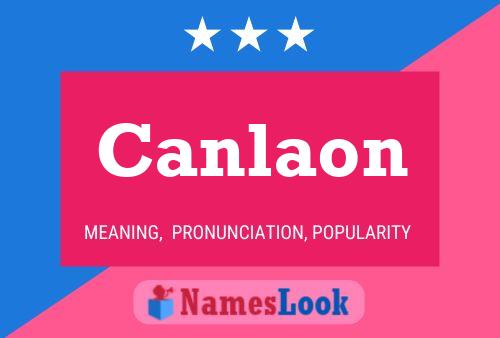 Póster del nombre Canlaon