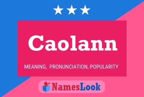 Póster del nombre Caolann