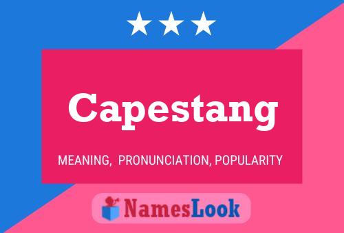 Póster del nombre Capestang