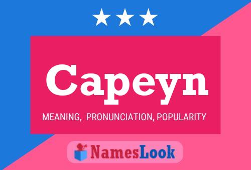 Póster del nombre Capeyn