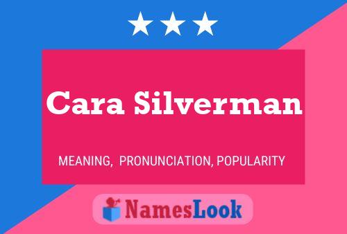 Póster del nombre Cara Silverman