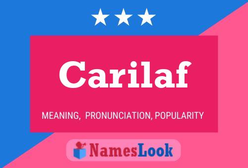 Póster del nombre Carilaf