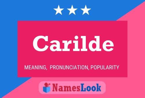 Póster del nombre Carilde