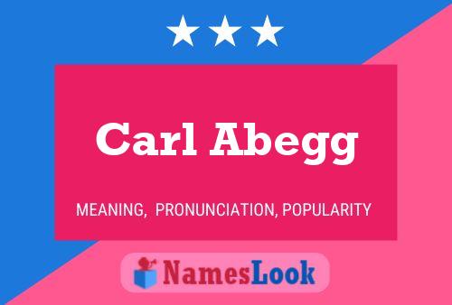 Póster del nombre Carl Abegg