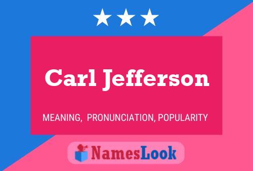 Póster del nombre Carl Jefferson