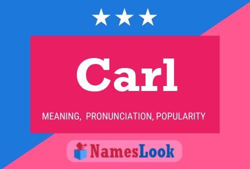 Póster del nombre Carl