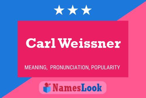 Póster del nombre Carl Weissner