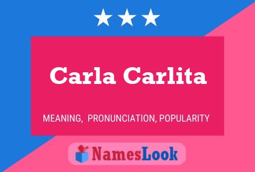 Póster del nombre Carla Carlita