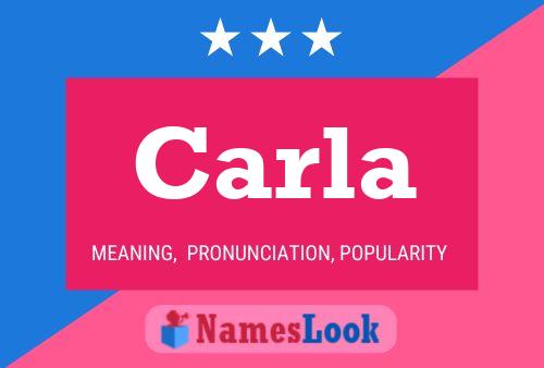 Póster del nombre Carla