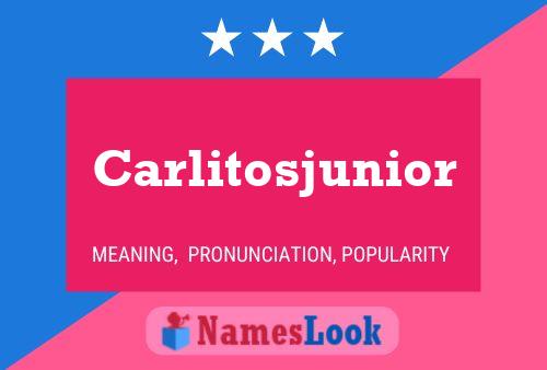 Póster del nombre Carlitosjunior