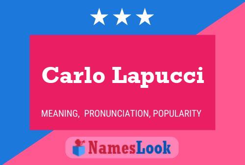 Póster del nombre Carlo Lapucci