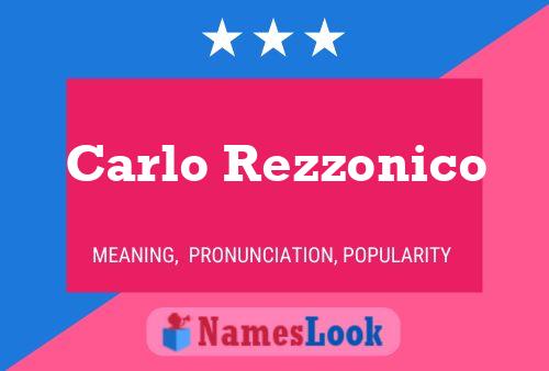 Póster del nombre Carlo Rezzonico