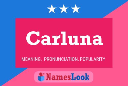 Póster del nombre Carluna