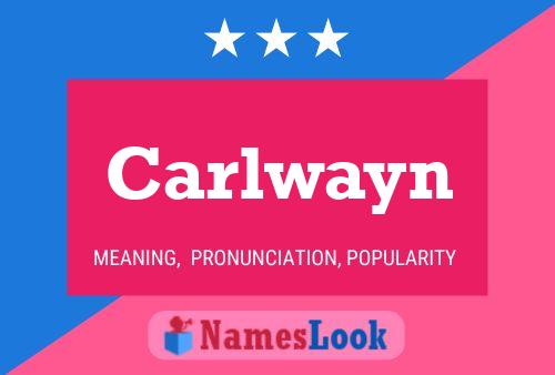 Póster del nombre Carlwayn