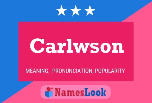 Póster del nombre Carlwson