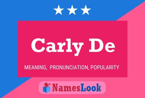 Póster del nombre Carly De