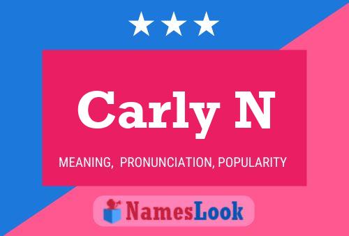 Póster del nombre Carly N