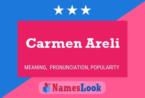 Póster del nombre Carmen Areli