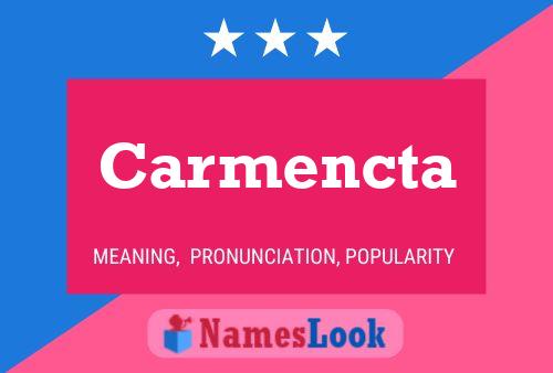 Póster del nombre Carmencta