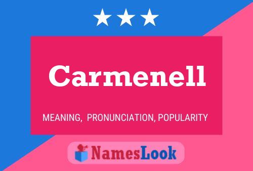 Póster del nombre Carmenell