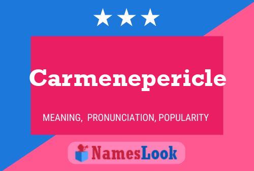 Póster del nombre Carmenepericle