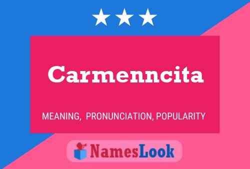 Póster del nombre Carmenncita