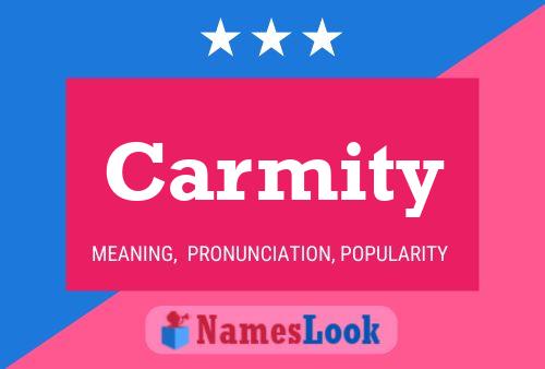 Póster del nombre Carmity