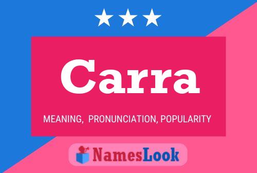 Póster del nombre Carra