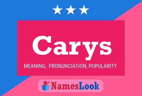 Póster del nombre Carys