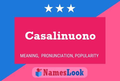 Póster del nombre Casalinuono