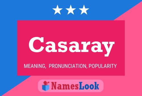 Póster del nombre Casaray