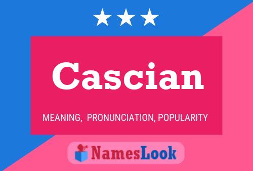 Póster del nombre Cascian