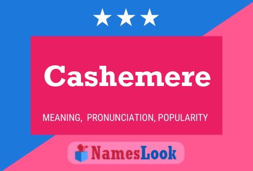 Póster del nombre Cashemere