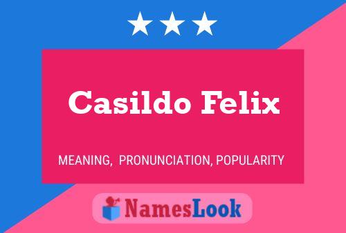 Póster del nombre Casildo Felix