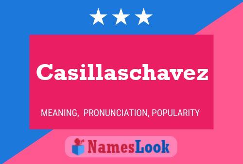 Póster del nombre Casillaschavez