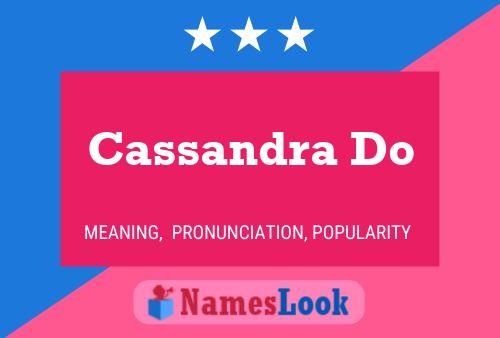 Póster del nombre Cassandra Do