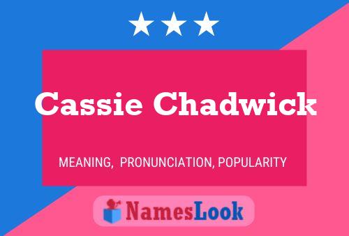 Póster del nombre Cassie Chadwick