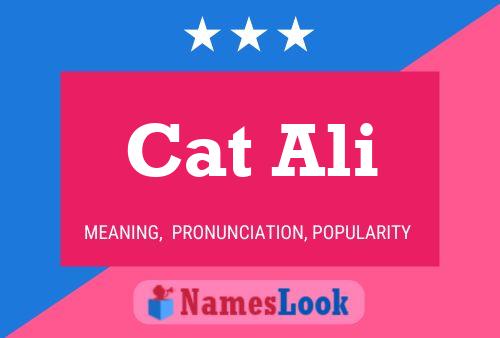 Póster del nombre Cat Ali