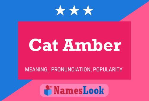 Póster del nombre Cat Amber