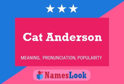 Póster del nombre Cat Anderson