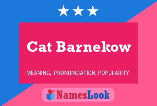 Póster del nombre Cat Barnekow