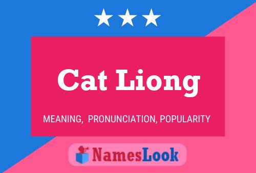 Póster del nombre Cat Liong